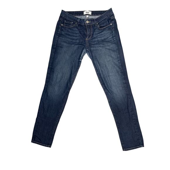 Paige Kylie Women’s Crop Jeans Size 27 Blue Medium Wash Stretch - Picture 1 of 6